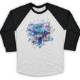 Frutiger Aero Y2K Fish Baseball Raglan Shirt