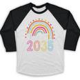 Future Class Of 2035 Preschool Graduation Pre-K Graduate Baseball Raglan Shirt