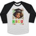 Future HBCU Grad Girl Kids Graduation HBCU College Baseball Raglan Shirt