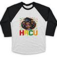 Future HBCU Grad Girl HBCU Toddler Kids Graduation Baseball Raglan Shirt