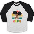 Future HBCU Grad Graduate Afro Girl College Graduation Baseball Raglan Shirt