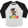 Future HBCU Grad History Boy Graduation HBCU Kids Baseball Raglan Shirt