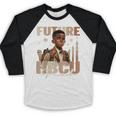 Future HBCU Grad History Boy Kids Graduation HBCU Baseball Raglan Shirt