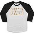 Game Over Class Of 2018 Graduation Shirt Baseball Raglan Shirt