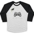 Gamers Graduation I Graduated Play Time Gamer Baseball Raglan Shirt