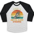 Gen X Slide Strong Generation X Gen Xer Nostalgia Baseball Raglan Shirt