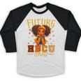Girl Future HBCU Graduate Afro College Graduation Kids Baseball Raglan Shirt