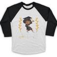 Girl Magic Graduate Kindergarten Graduation 2023 Baseball Raglan Shirt