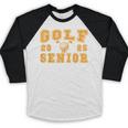 Golf Senior Night Golf Senior 2025 Graduation 14 Baseball Raglan Shirt