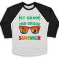 Goodbye 1st Grade First Summer Graduation Last Day Boys Baseball Raglan Shirt