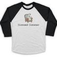 Goose Licensed Listener Psychology School Graduation Baseball Raglan Shirt