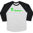 Grade 5 Level Achieved Video Gamer 5th Grade Graduation Baseball Raglan Shirt