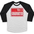 Graduate Class Of 2025 Senior Graduation End Of School Year Baseball Raglan Shirt