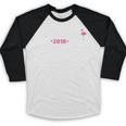 Graduate Flamingo 2018 Cute Graduation Baseball Raglan Shirt