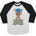 Graduate Kangaroo Class Of 2025 Kids Graduation Baseball Raglan Shirt