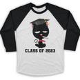 I Graduated Class Of2023 Cat Graduation Baseball Raglan Shirt