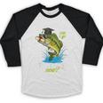 I Graduated Can I Go Fishing Now 2025 Graduation Fisher Baseball Raglan Shirt