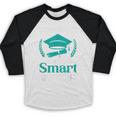 I Graduated Smart Graduation Student College University Baseball Raglan Shirt