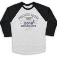 Graduation 2018 Tshirt Proud Mom Of Graduate We Survived Baseball Raglan Shirt