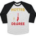 Graduation 2024 Hotter By One Degree Shirt Class Of 24 Baseball Raglan Shirt