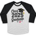 Graduation 2025 Senior 2025 Class Of 2025 Graduate Baseball Raglan Shirt