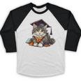 Graduation Cat Graduation Present For Graduate Grad Baseball Raglan Shirt
