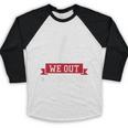 Graduation Class 2018 Dabbing College Grad Shirt Baseball Raglan Shirt
