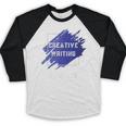 Graduation Graduated Creative Writing Degree University Baseball Raglan Shirt