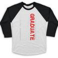 Graduation High School College Flag GraduateShirt 2018 Baseball Raglan Shirt