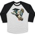 Graduation Mallard Duck Hunter Hunting Season Grad Hunting Baseball Raglan Shirt