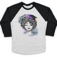 Graduation Masters Degree Woman Queen Graduate 2025 Baseball Raglan Shirt