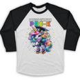 Graduation Pre-K Unicorn Roller Skate Girls Preschool Grad Baseball Raglan Shirt