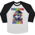 Graduation Preschool Unicorn Nailed It Pre-K Girls Grad Baseball Raglan Shirt