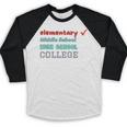 Graduation Promotion Elementary School To Junior High Baseball Raglan Shirt