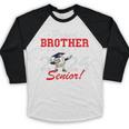 Graduation Proud Brother Of A 2024 Senior Baseball Player Baseball Raglan Shirt
