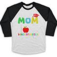 Graduation Proud Mom Of 2025 Kindergarten Graduate Baseball Raglan Shirt