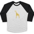 Graduation Shirt You Bet Giraffe I Graduated Pun Baseball Raglan Shirt