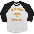 Graduation Shirt Nursing School Survivor Class Of 2018 Tee Baseball Raglan Shirt