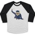 Graduation Sloth Lover T-Shirt Class Of 2019 Baseball Raglan Shirt