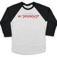 Graduation I Survived My Internship But Just Barely Baseball Raglan Shirt
