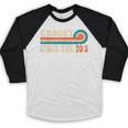 Groovy Since The 70s Aesthetic Nostalgia 1970's Retro Baseball Raglan Shirt Groovy Since The 70s Aesthetic Nostalgia 1970's Retro Baseball Raglan Shirt