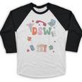 Groovy DSW Doctor Of Social Work Graduation DSW Graduate Baseball Raglan Shirt