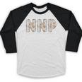 Groovy NNP Neonatal Nurse Practitioner Floral Graduation Baseball Raglan Shirt