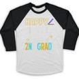 Happy Last Day Of 2nd Grade Shirt Cutie Graduation Baseball Raglan Shirt