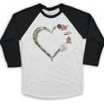 Heart Coast Guard Wife Coast Guard Graduation Wife USCG Wife Baseball Raglan Shirt