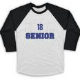 High School Graduation 2018 T-Shirt For Senior Alm18hty Baseball Raglan Shirt