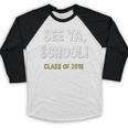 High School Graduation Class Of 2018 Shirt Baseball Raglan Shirt