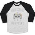 High School Graduation Shirt Gamer Graduation Baseball Raglan Shirt