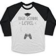 High School Graduation Shirt Video Gamer Graduation Baseball Raglan Shirt