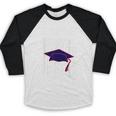 High School GraduationShirt Flag College Graduation Baseball Raglan Shirt